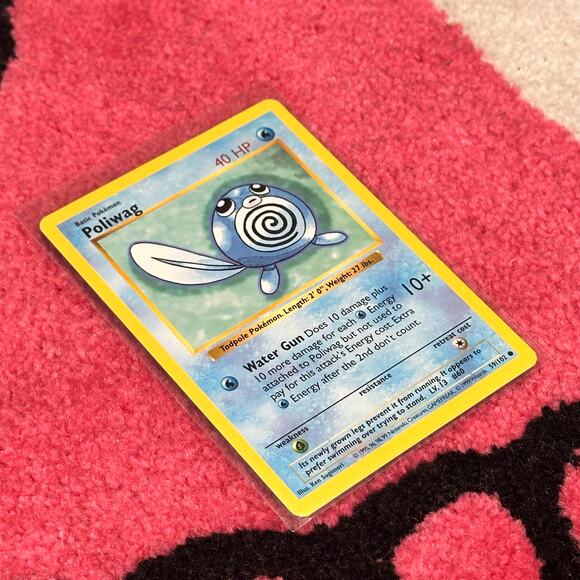 Poliwag [Shadowless] #59 – Pokémon TCG Base Set – As Pictured - Picture 3 of 7